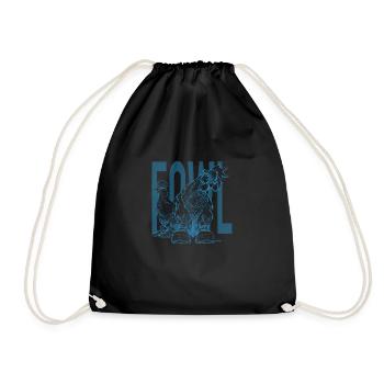 fowl - Sac de sport léger - noir - Devant