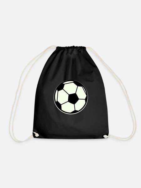 fussball - Turnbeutel - Schwarz