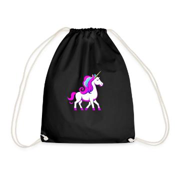 Licorne - Sac de sport léger - noir - Devant