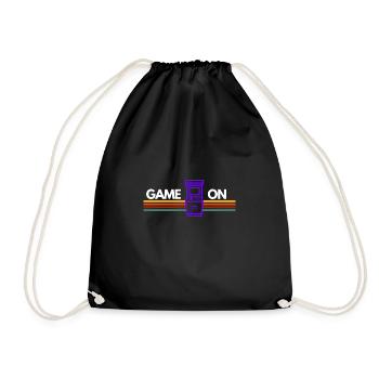 GAME ON! - Turnbeutel - Schwarz - Vorne