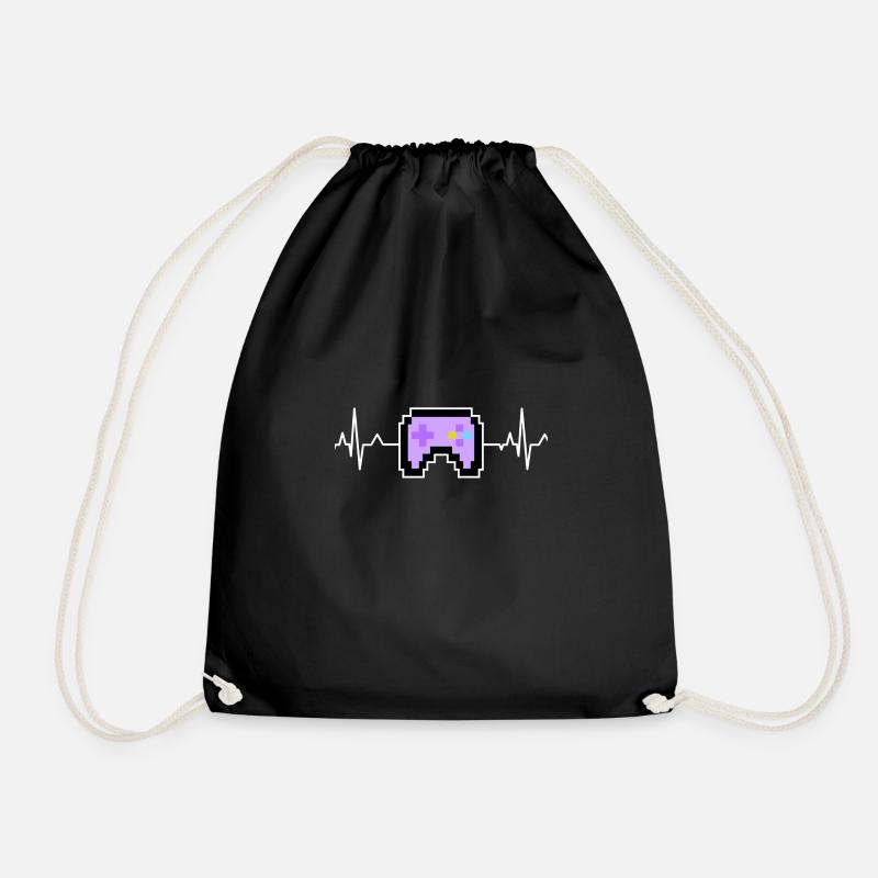Controller - Drawstring Bag - black