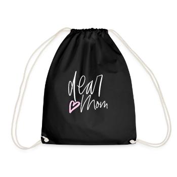 Chère maman - Sac de sport léger - noir - Devant