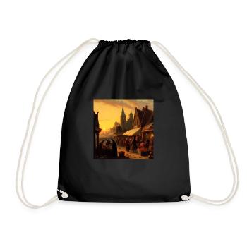 Paysage - Sac de sport léger - noir - Devant