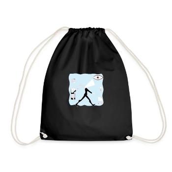 Birth - Drawstring Bag - black - Front