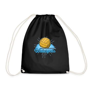 Wassersport Wasserball Wasserballer Team Sportart - Turnbeutel - Schwarz - Vorne