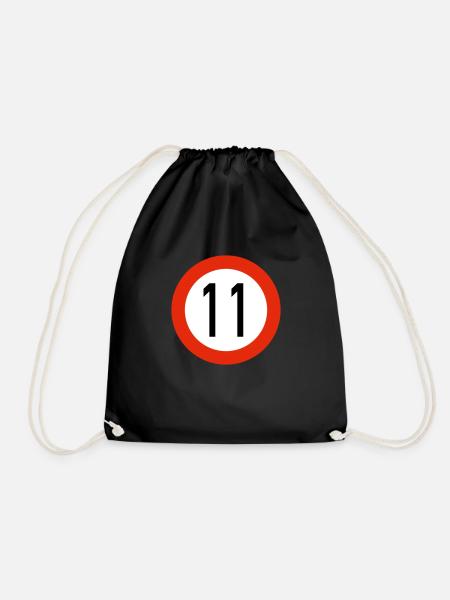 11 - Turnbeutel - Schwarz