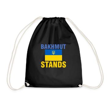 Bakhmut, Ukraine - Ukrainian - Bakhmut Satnds - Sac de sport léger - noir - Devant