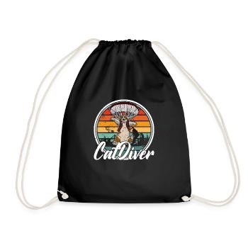 Freefly Catdiver Skydiving Skydiver paraglider - Turnbeutel - Schwarz - Vorne