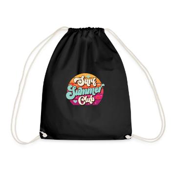 Club de surf d’été - Sac de sport léger - noir - Devant