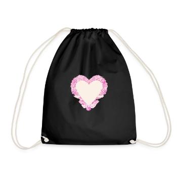 Saint-Valentin Mariage Amour Fiançailles Fête des mères - Sac de sport léger - noir - Devant