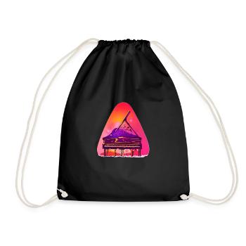 Pianiste Cadeau Piano Pianiste Pianiste - Sac de sport léger - noir - Devant