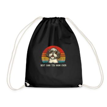 Meilleure maman Shih Tzu de tous les temps - Sac de sport léger - noir - Devant