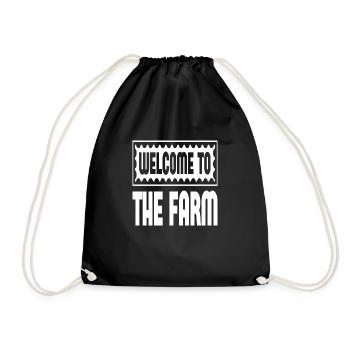 Welcome To The Farm - Turnbeutel - Schwarz - Vorne