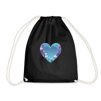 Mariage Fête des mères Saint-Valentin Engagement amoureux - Sac de sport léger - noir - Devant
