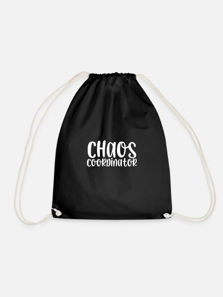 Chaos coordinator - Turnbeutel - Schwarz