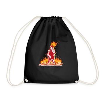 Pyromaniac with its own agenda - Drawstring Bag - black - Front