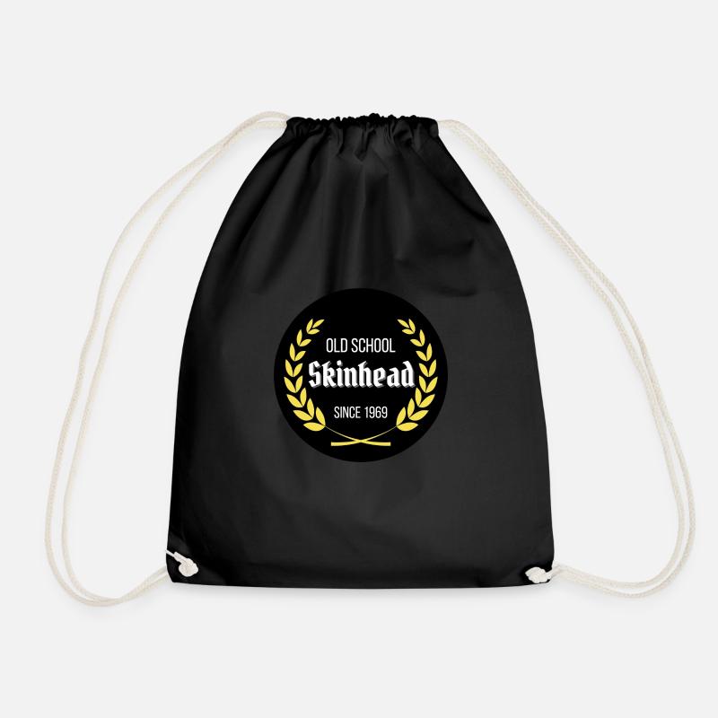 Old Union skinhead since 1969 - Drawstring Bag - black