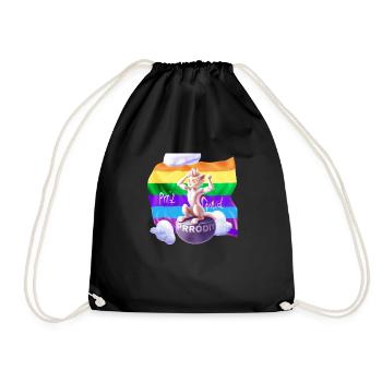Pride mal anders - Turnbeutel - Schwarz - Vorne