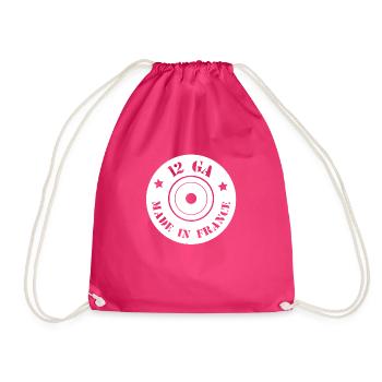 Cartridges Socket - 12 gauge - Gauge - Drawstring Bag - fuchsia - Front