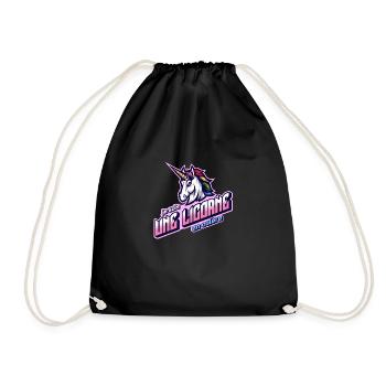 Je suis une licorne en colère - Sac de sport léger - noir - Devant