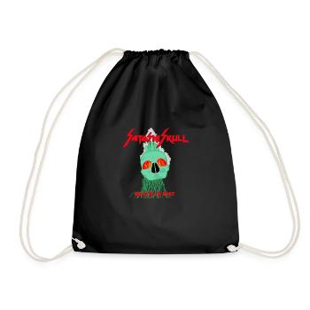 Skull Of Satoshi Death To F**t - Turnbeutel - Schwarz - Vorne