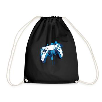 Gamer/in - Turnbeutel - Schwarz - Vorne