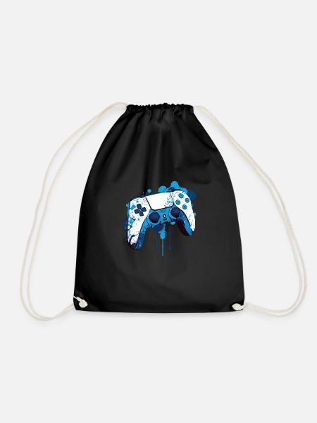 Gamer/in - Turnbeutel - Schwarz