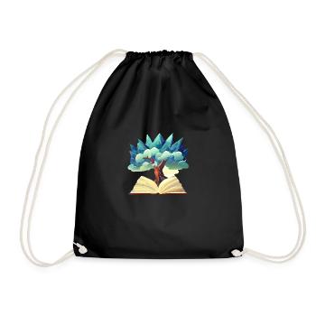 Reader Book Lovers Book Books Reading Gift - Sac de sport léger - noir - Devant