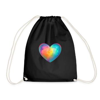 Fête des mères Fiançailles amoureuses Mariage Saint-Valentin - Sac de sport léger - noir - Devant