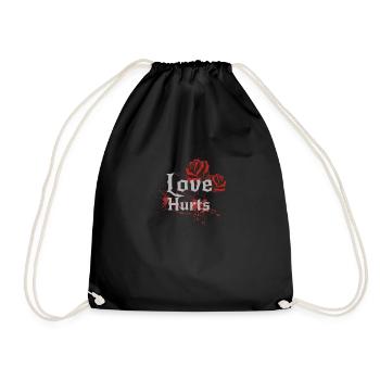 True Love - Turnbeutel - Schwarz - Vorne