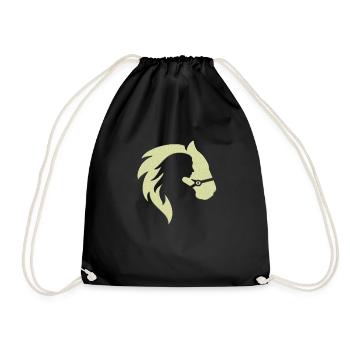 Illusion d’optique art psychédéliques formes rétro - Sac de sport léger - noir - Devant