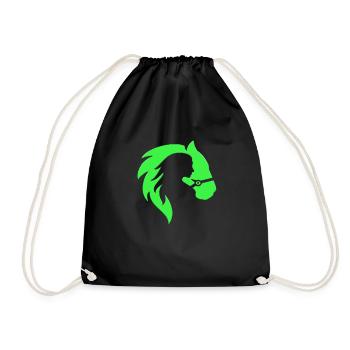 Illusion d’optique art psychédéliques formes rétro - Sac de sport léger - noir - Devant