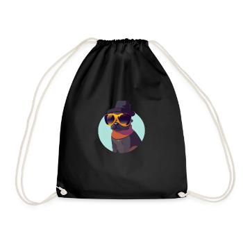 Dog Dog Owner Dogs Terrier Dog Owner - Drawstring Bag - black - Front