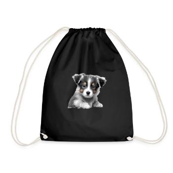 Dogs Dog owners German Shepherds Dog owners Dog owners - Drawstring Bag - black - Front