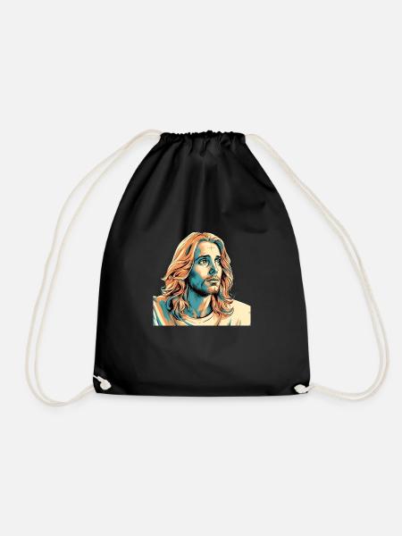 Jésus-Christ #01 - Sac de sport léger - noir