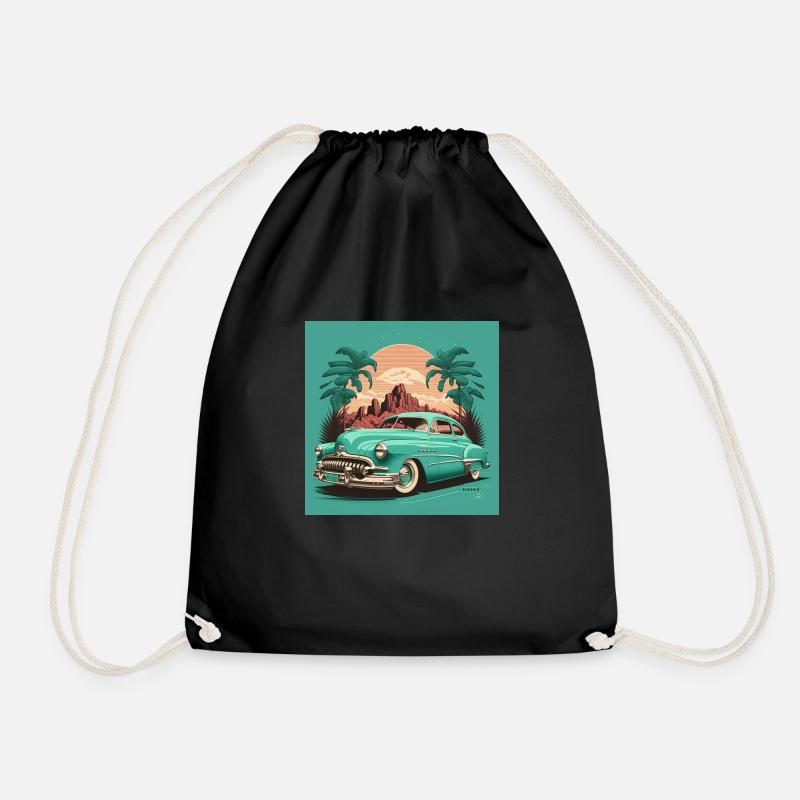 Vice rétro Miami - Sac de sport léger - noir
