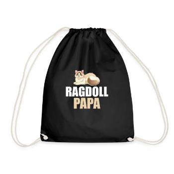 Ragdoll Cat Cat - Sac de sport léger - noir - Devant