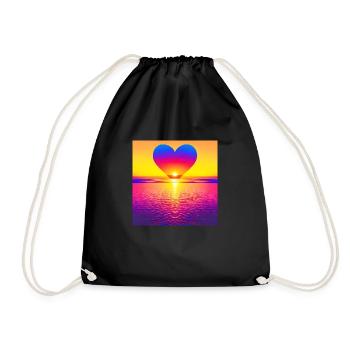 You are my love - Drawstring Bag - black - Front