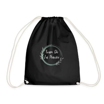 Team de la mariée floral - Sac de sport léger - noir - Devant
