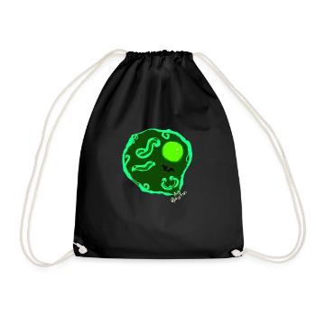 Œuf au plat par Isabel B. - Sac de sport léger - noir - Devant