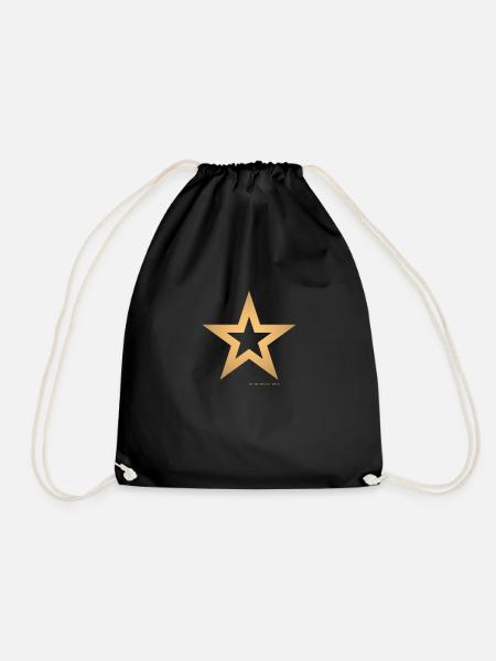 Stern Gold Uwe Rapp Absolute Fashion - Drawstring Bag - black