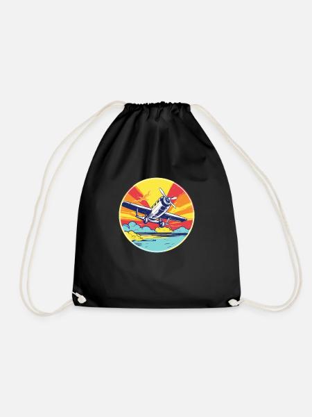 Avion de loisirs - Sac de sport léger - noir