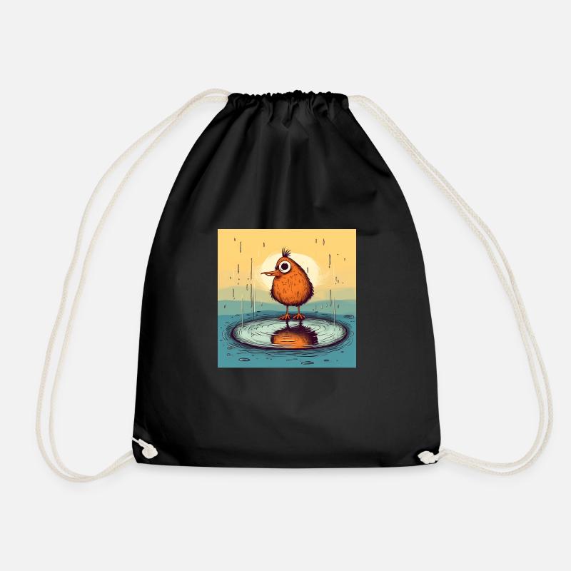 Vogelbad - Turnbeutel - Schwarz
