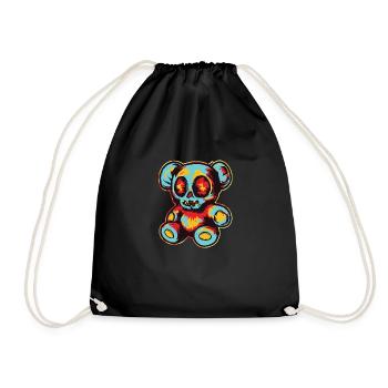Horreur Effrayant Ours d’Halloween Franken - Sac de sport léger - noir - Devant