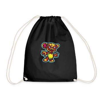 Horreur Scary Bears Halloween DracuBear - Sac de sport léger - noir - Devant