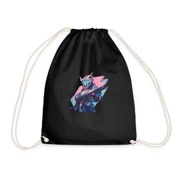 Cyberpunk Manga Kriger - Sac de sport léger - noir - Devant