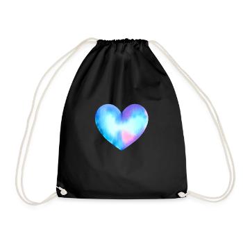 Saint-Valentin Mariage Amour Fiançailles Fête des mères - Sac de sport léger - noir - Devant
