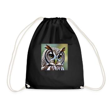Hibou - Sac de sport léger - noir - Devant