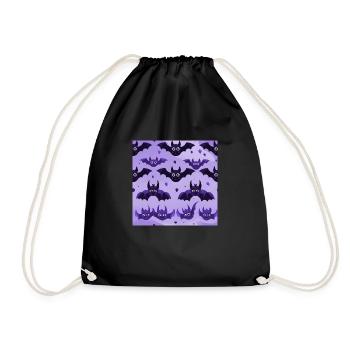 Comic Bats - Drawstring Bag - black - Front