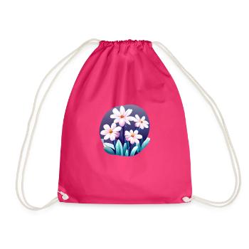 Fleurs Fleur prairie Bouquet Fleuristerie - Sac de sport léger - fuchsia - Devant